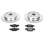 Power Stop 11-19 Dodge Durango Rear Z23 Evolution Sport Brake Kit; 2011-2019