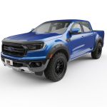 EGR 19-22 Ford Ranger Traditional Bolt-On Look Fender Flares With Black-Out Bolt Kit Set Of 4; 2019-2022