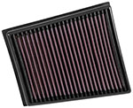 K&N 2016 Renault Megane IV L4-1.5L DSL Replacement Drop In Air Filter