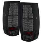 Spyder Chevy Tahoe LED Tail Lights - Black Smoke - (ALT-YD-CSUB07-LED-BSM); 2007-2014