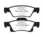 EBC 11+ Dodge Durango 3.6 Extra Duty Rear Brake Pads