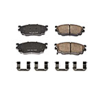 Power Stop 98-02 Mazda 626 Front Z17 Evolution Ceramic Brake Pads w/Hardware; 1998-2002