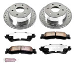 Power Stop 03-05 Chevrolet Astro Rear Z36 Truck & Tow Brake Kit; 2003-2005