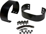 Kentrol 76-95 Jeep CJ/Wrangler YJ Bumperettes Pair - Powdercoat Black; 1976-1995