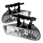 Spyder GMC Sierra 1500HD/2500HD/3500/C3 OEM Fog Lights (No Switch) - Clear - (FL-CL-GMCY99-C); 2001-2002