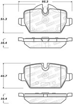 StopTech Street Brake Pads Mini Cooper Countryman, Rear