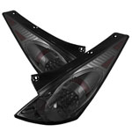 Spyder Nissan 350Z LED Tail Lights - Smoke - (ALT-YD-N350Z02-LED-SM); 2003-2005