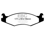 EBC 92-03 Am General H1 Yellowstuff Front Brake Pads