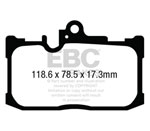 EBC 13+ Lexus GS350 3.5 F-Sport RWD Yellowstuff Front Brake Pads