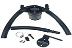 JLT 3.0 Oil Separator Ford Focus ST Rear Side Black Anodized