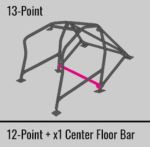 Cusco Cage 13pt Safety 21 Dash Around 2 Passenger 93-00 Toyota Supra JZA80 Non-Sunroof; 1993-2000