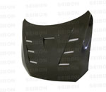 Seibon Carbon Fiber Ts Style Hood Mitsubishi Lancer Evo X (Cz24a); 2008-2012