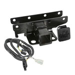 Rugged Ridge Receiver Hitch & Wiring Kit RR Logo 07-18 Jeep Wrangler JK; 2007-2018