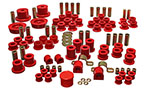 Energy Suspension 90-97 Mazda Miata Red Hyper-Flex Master Bushing Set; 1990-1997