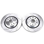 Power Stop 17-18 Audi RS3 Rear Evolution Drilled & Slotted Rotors - Pair; 2017-2018