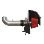 Spectre 08-10 Cadillac CTS V6-3.6L F/I Air Intake Kit - Polished w/Red Filter; 2008-2011