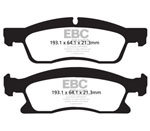 EBC 13+ Dodge Durango 5.7 Ultimax2 Front Brake Pads