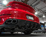 VR Aero 14-16 Porsche 991 Turbo Carbon Fiber Rear Diffuser; 2014-2016