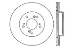 StopTech Honda Odyssey Sport Cryo Cross Drilled Rotor, Front Left