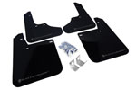 Rally Armor 1993-2001 Subaru Impreza UR Black Mud Flap w/ Grey Logo; 1993-2001