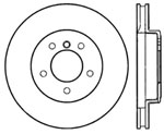 StopTech BMW X5 Sport Drilled/Slotted Rotor, Front Left; 2002-2006