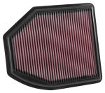 K&N 16-17 Acura ILX L4-2.4L F/I Replacement Drop In Air Filter; 2016-2017