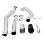 Mishimoto Nissan Titan XD Filter Back Exhaust - Black; 2016-2020