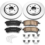 Power Stop 15-17 Honda Odyssey Front Z17 Evolution Geomet Coated Brake Kit; 2015-2017