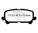 EBC 14+ Acura MDX 3.5 Greenstuff Rear Brake Pads