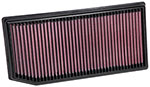 K&N 2019 Mercedes Benz E350 L4-2.0L F/I Replacement Drop In Air Filter; 2019-2019