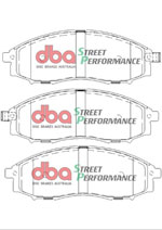 DBA 00-04 Nissan Xterra SP500 Front Brake Pads; 2000-2004