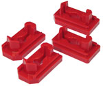 Prothane Dodge Ram 6.7 Cummins Motor Mount Insert - Red; 2010-2010