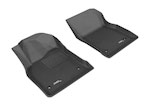 3D MAXpider 2011-2015 Chevrolet Cruze/Cruze Limited Kagu 1st Row Floormat - Black; 2011-2015