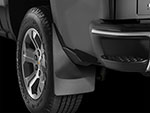 WeatherTech 18-21 Ford Expedition Max No Drill Mudflaps - Black; 2018-2021