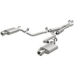 MagnaFlow 10-12 Cadillac CTS V6 3.0L (Exc AWD) Dual Split Rear Exit Stainless Cat Back Perf Exhaust; 2010-2012