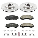 Power Stop 14-19 Infiniti Q50 Front Autospecialty Brake Kit; 2014-2019