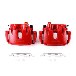 Power Stop 11-17 Dodge Durango Front Red Calipers w/Brackets - Pair; 2011-2017