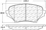 StopTech Sport Brake Pads Mazda MX-5, Front