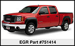 EGR 07-13 GMC Sierra LD 5.8ft Bed Rugged Look Fender Flares - Set (751414); 2007-2013