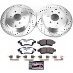 Power Stop 05-12 Nissan Pathfinder Rear Z36 Truck & Tow Brake Kit; 2005-2012