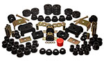 Energy Suspension 73-80 Chev/GMC 4WD w/Aftermarket Front Springs Black Hyper-Flex Master Bushing Set; 1973-1980