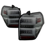 Spyder Toyota 4Runner 10-14 LED Tail Lights - Sequential Turn Signal - Smoke ALT-YD-T4R10-SEQ-SM; 2010-2014