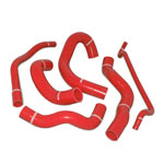 Mishimoto 05-06 Ford Mustang GT V8 / 05-10 GT500 Red Silicone Hose Kit; 2005-2010