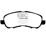 EBC 06-10 Dodge Caliber 1.8 Extra Duty Front Brake Pads