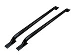 Go Rhino 88-98 Chevrolet Pick Up Stake Pocket Bed Rails - Blk; 1988-1998