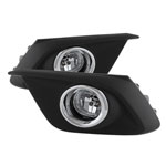 Spyder Mazda 3 Fog Light w/Switch- Clear - (FL-MM32014-C); 2014-2016