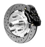 Wilwood 55-57 Chevrolet Bel Air Forged Dynalite Front Big Brake Kit - Black; 1955-1957