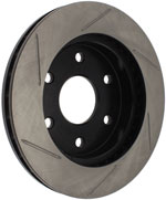 StopTech GMC Safari Sport Slotted Brake Rotor, Front Left; 2003-2005