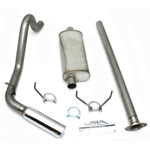 JBA 05-12 Toyota Tacoma All 2.7/4.0L 409SS Pass Side Single Exit Cat-Back Exhaust; 2005-2012