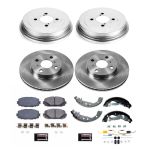 Power Stop 15-18 Toyota Yaris Front & Rear Autospecialty Brake Kit; 2015-2018